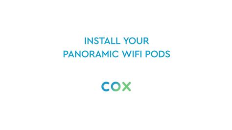 Panoramic Wifi Pods pair with your Panoramic Wifi Gateway to create a mesh WiFi. . Cox wifi pod blinking white
